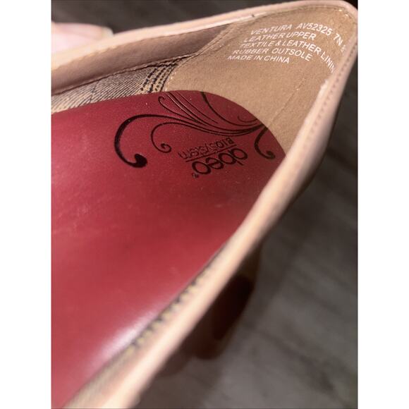 Abeo B.I.O System Ventura Pump Neutral Support Tan Heels Round toes Sz-7N - Picture 6 of 6